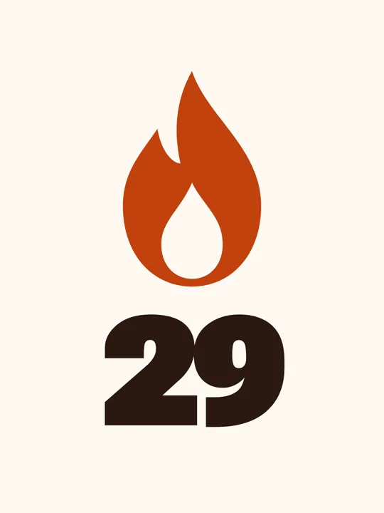 A flame celebrating a 30-day streak